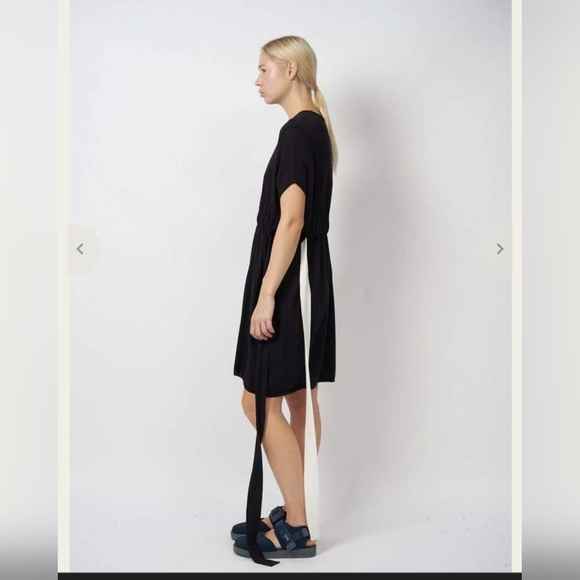 OYUNA - ZAHRAH COTTON DRESS IN BLACK - Picture 3 of 11